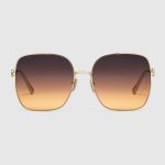 Oversize square-frame sunglasses